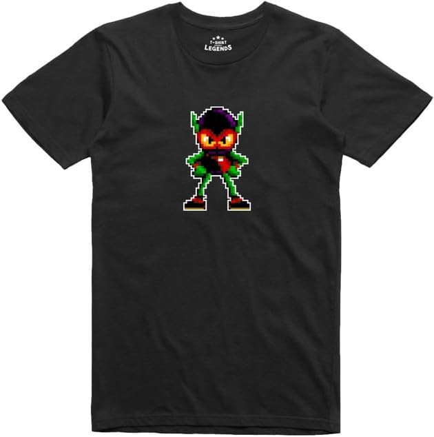 Zool T Shirt Retro 16 Bit Era Amiga Gamer Pixel Ninja Tee