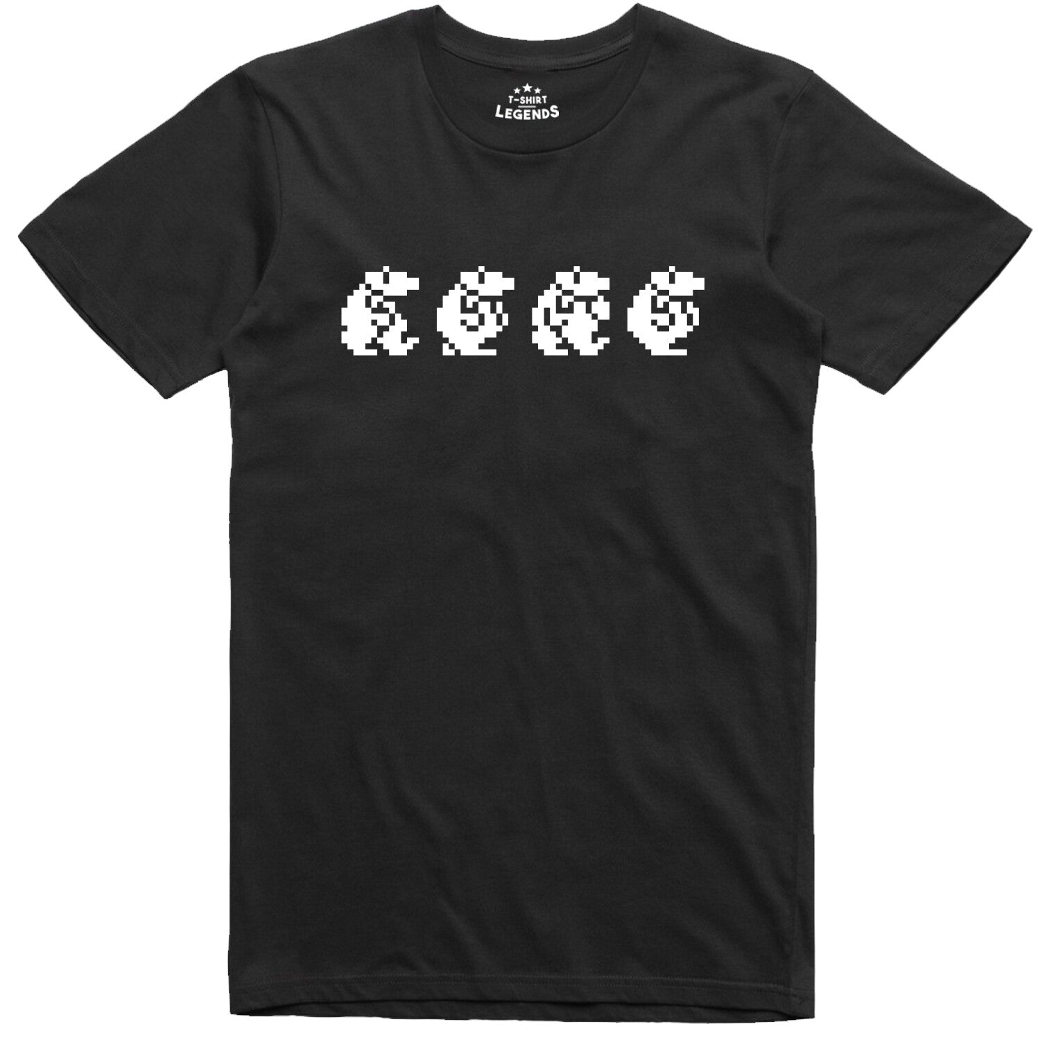 Retro game character monty mole pixel t shirt